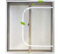 Fly Window Screen Mesh Insect Netting with Zipper Anti Mosquito Bug Water Resistant Fiberglass Insect Net Self-Adhesive Tapes
