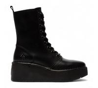 Fly Womens HAIT273 Leather Lace-up Chunky Platform Ankle Boots