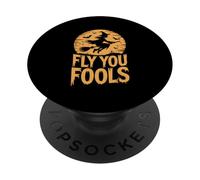 Fly You Fools Halloween Witch PopSockets Adhesive PopGrip