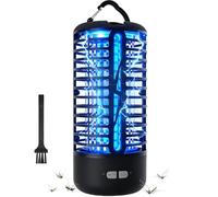 Fly Zapper, 2 in 1 Bug Zapper, 3000V Insect Pest Fly Killer, Electric Mosquito Zapper for Indoor and Outdoor, Waterproof UV Mosquito Killer Lamp, 360° Attract, for Home,Garden,Backyard, Camping