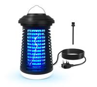 Fly Zapper Electric 4200V Power Grid&15W Light 2-in-1 Illuminable Bug Zapper Waterproof Fly Killers for Home, Garden, Balcony Use, Pest control, Suitable for Mosquitoes, Moths, Wasps(UK Plug)