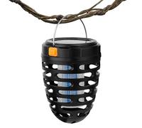 Fly Zapper Outdoor, Electronic High Powered Fly Control Bulbs, Hangable Portable Summer Essent-ials For Backyard Yard Garden, Solar Rechargeable Mosq-uito -ller Usb Electric Mos-quito -ller Lamp