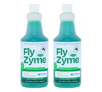 Fly-Zyme, Highly Concentrated Enzyme Drain Cleaner for Pipes, Drain Gel for Fruit Flies, Organic Waste Degrader & Odor Neutralizer - 947 ml (Pack of 2)