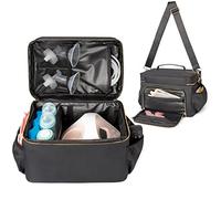 Flyangle EliteMom Breast Pump Bag (Patent Pending) - Stylish Pumping Bag Compatible with Spectra S1 S2 Gold
