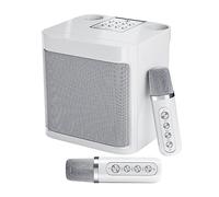 Flyasny Karaoke Machine for Adults and Kids, Portable Bluetooth Karaoke Speaker with 2 Wireless Microphones for TV, Singing Karaoke for Home Party, Great Gifts for Family