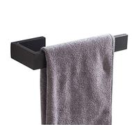 Flybath Open Towel Ring 304 Stainless Steel Towel Holder Wall Mounted Accessories, Matte Black Finish