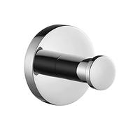 Flybath Round Towel Hook for Hanging SUS 304 Stainless Steel Door Wall Hooks for Bathroom Kitchen Coat Clothes Robe Hook Wall Mounted Mirror Polished