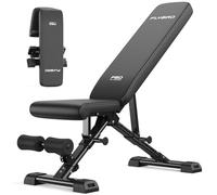 FLYBIRD Adjustable Weight Bench,363KG Pro Workout Bench for Home Gym,Fast Adjustment System,Easy Folding&Storage Training Bench with ASTM-Certified, Extended Backrest for Bench Press,90% Pre-Assembled