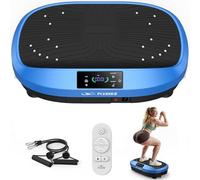 FLYBIRD Vibration Plate Exercise Machine,2025 Power Vibration Plate for Weight Loss,120 Speed Levels,150KG Weight Capacity,Full-Body Workout Vibration Plate for Lymphatic Drainage&Body Shaping-Blue