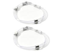 Flybloom Adjustable Transparent High Heels Shoe Straps Straps Adjustable Invisible Ankle Straps For Loose Shoes High Heels Sandals Slippers(Clear-1 Pair)