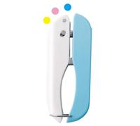 Flybloom Creative Round Star Shaped Paper Hole Punch Machine Portable Small Handheld Hole Puncher For Diy Craft Card Projects(Circle)