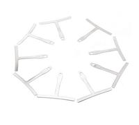 Flybloom Stainless Steel Guitar String Fingerboard Radian Measuring Caliper Guitar Accessories（Silver Color