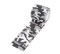 Flybloom Tactical Camouflage Stretch Bandage Outdoor Hunting War Shooting Tape Gun Accessory Bicycle Decoration (Black White Camouflage)