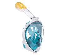 Flyboo Snorkel Mask, Full Face Snorkel Set, 180°view Snorkeling Gear with Panoramic Design-Compatible Sports Camera, Diving Mask with Anti-fog and Anti-leak Technology for Adults and Kids