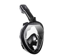 Flyboo Snorkel Mask, Full Face Snorkel Set, 180°view Snorkeling Gear with Panoramic Design-Compatible Sports Camera, Diving Mask with Anti-fog and Anti-leak Technology for Adults and Kids