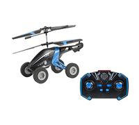 FLYBOTIC Air Wheelz, Rechargeable RC Heilcopter, 2-Channel Helicopter with LED Lights, Drive on Land and Fly, Auto-Stable Technology, Suitable for 10+