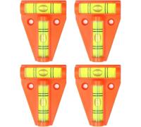 Flycppo Dart Spirit Levels 4 Pieces RV T Level Bubble Leveling Device,T-Type Bubble Spirit Levels Caravan Leveller Device,Spirit Leveling Tool for Measuring