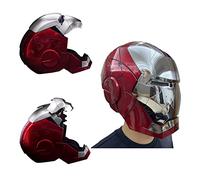 flydragon Cos Play Iron Man Helmet Mk5 1:1 Wearable Marvel Superhero Helmet English Voice Control, Electric Opening and Closing Iron Man Mask with Touch Sensor, Avengers Movie Role-playing Halloween