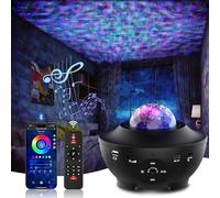 FlyEagle Galaxy Projector for Bedroom, Star Projector Galaxy Light with Bluetooth Speaker, Timer, APP & Remote Control, Alexa & Google Assistant Control for Kids
