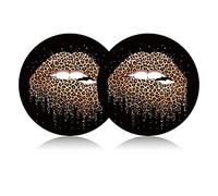 FLYEEGO 2.75" Car Coasters Car Cup Holder Coaster Car Interior Accessories Cup Holder Insert Coaster Silicone Anti Slip Cup Mat for 2.75" Car Cup Holder (Kiss)