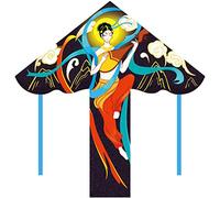 Flyer Kite Chinese Traditional Creative Dunhuang Flying Character Kite Outdoor Large Art Flying Toy A Unique Gift for Kite Lovers (Size : 4.6ft+1312ft line) (4.6ft+328ft line)