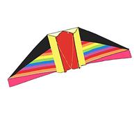 Flyer Kite Outdoor Adult Rainbow Glider Kite Beach Family Party Entertainment Flying Toys Easy to Fly in The Breeze Gift (Size : 7.9ft+No. 3 250g Kevlar Wire)