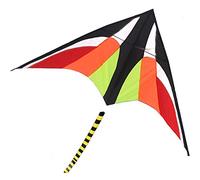 Flyer Kite Outdoor Large Creative Flame Eagle Adult Kite A Kite Firmly Supported by A Resin Rod Interactive Enlightenment Game (Size : 8.9ft+98.4ft Tail) (8.9 * 98.4ft Tail+2297ft Kevlar line)