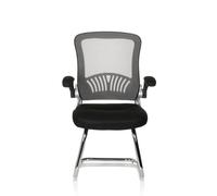 FLYER PRO V - Cantilever chair Black / Grey