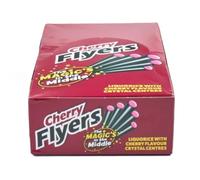 Flyers - Giant Cherry Liquorice Sticks, 40 Count Carton