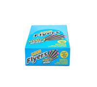 Flyers Giant Sour Liquorice Sticks Carton - 40 Sticks | Extra Tangy & Sour Sweets | Bulk Pack for Parties & Snacking