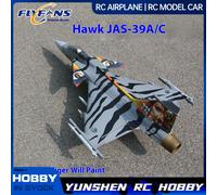 Flyfans 70 Channel Epo Eagle Lion Jas-39a/C Jet Assembled Fixed Wing Model Channel Remote Controlled Aircraft Trainer 80mm - PNP