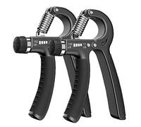 FLYFE Grip Strength Trainer 2 Pack 11-132 lbs, Forearm Strengthener, Hand Squeezer Adjustable Resistance