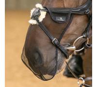 FlyGuard Pro Grackle Bridle Nose Net Black - Pony