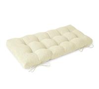 FlyGulls Bench Cushion for Indoor Furniture 42 x 16 inch Rectangle Bench Seat Cushion for Bay Window Entryway Piano Seat Thick Textured Chair Pads with Non-Slip Backing 1 Pack, Beige