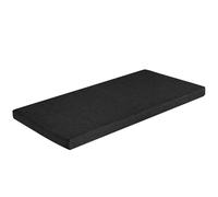 FlyGulls Bench Cushion for Indoor Furniture Durable Bench Seat Cushion with Non-Slip Bottom Comfortable Chair Pads for Window Seat with Machine Washable Cover 36"X18"X2"/92X46X5cm (Black)