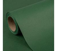 Flyhill Dark Green Kraft Paper Roll, Mini Roll, 17 x 32.8 Feet, Recyclable, Christmas Gift for Flower Bouquet, Packaging, Floor Cover, Stowage, Package, Kids Doodling, Birthday,