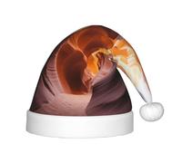 FLYIFE Antelope Canyon Printed Christmas Hat for Kids Girls Boys Xmas Hat Santa Hat for Christmas Holiday Party New Year