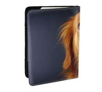 FLYIFE Golden Retriever Printed Passport Holder Cover, PU Leather Passport Cover Case Travel Passport Wallet for Women Men