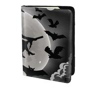 FLYIFE Halloween Witch Printed Passport Holder Cover 5.5 inches, Leather Passport Cover Case Travel Passport Wallet for Women Men