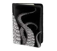 FLYIFE Octopus Tentacles Printed Passport Holder Cover 5.5 inches, Leather Passport Cover Case Travel Passport Wallet for Women Men