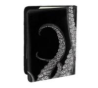 FLYIFE Octopus Tentacles Printed Passport Holder Cover, PU Leather Passport Cover Case Travel Passport Wallet for Women Men