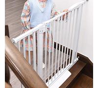 FLYIFE Pet Playpens Extra Wide Easy Close Safety Gate White, Fits Spaces Between 61Cm to 276.9Cm Wide Staircase-Balusters/267-276.9Cm
