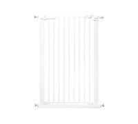 FLYIFE Pet Playpens Extra Wide Safety Gate Pressure Fit - Indoor Stairs Pet Gates with Door, White Staircase-Balusters/61-71Cm