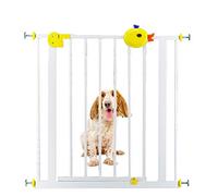 FLYIFE Pet Playpens Pressure Fitted Safety Gate, Pet Gates for Stairs Aisle Closing Gate Staircase-Balusters/High 77Cm/60-65Cm