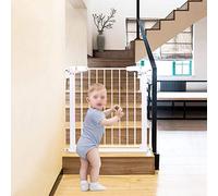 FLYIFE Pet Playpens Safety Gate Expandable Dog Fence Indoor Pet Fence Safety Golden Mao Door Bar Indoor Protection Isolation Easy to Install Staircase-Balusters/158-161Cm