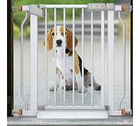 FLYIFE Pet Playpens Safety Gate Pet Fence Extra Wide Stair Gate Kitchen Stairs Kitchen Auto Close Pressure Mount Staircase-Balusters/195-202Cm