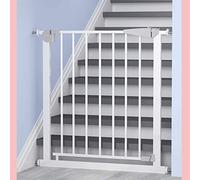 FLYIFE Pet Playpens Safety Gate,Pet Gate,Stair Gate, Easy Open & Auto Close, Fits Doors,Hallways,Stairs Staircase-Balusters/105Cm-114Cm