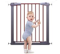 FLYIFE Pet Playpens Safety Gate with Extensions Available,Stair Gate Staircase-Balusters/High 76Cm/83-86Cm