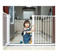 FLYIFE Pet Playpens Safety Gates for Stairs Fence Isolation Door Free Punching Dual Lock Self Closing Staircase-Balusters/215-223Cm