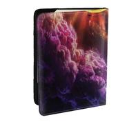 FLYIFE Planet Printed Passport Holder Cover, PU Leather Passport Cover Case Travel Passport Wallet for Women Men